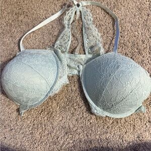 Victoria's Secret Light Blue Lace Bra